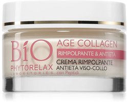 Phytorelax Age Collagen Gezicht & Hals Crème – Met Collageen & Peptiden – Anti-Aging & Plumping – Zonder Parfum – Bio Eco AIAB – 50ml