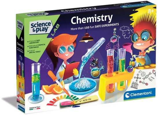 Foto: Clementoni science set scheikunde lab experimenteerset 1 set educatief speelgoed