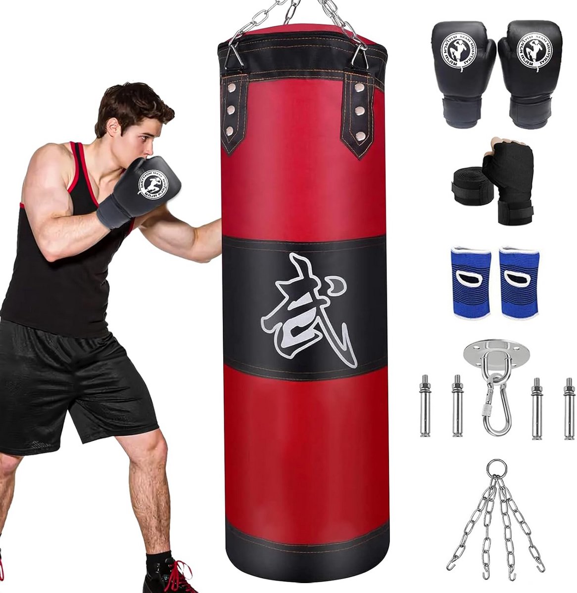 Zware Bokszak Muurbeugel voor MMA en Fitness Training