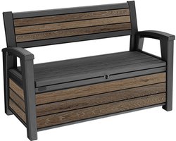 Top 10 Tuinbanken 2026: Keter Signature opbergbank Walnut