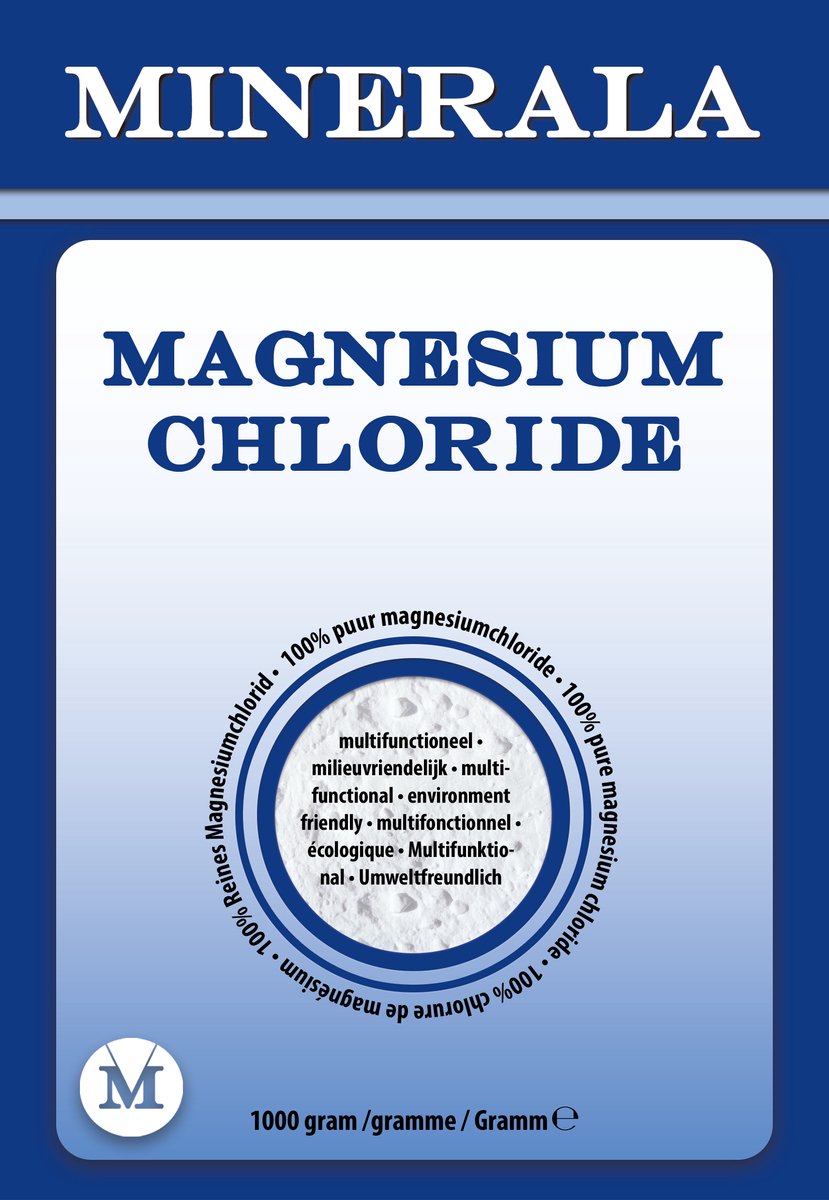Magnesium Chloride - 500 gram - Minerala - Magnesiumchloride - Magnesiumpoeder - Magnesium powder - Poeder - Magnesiumbadzout - Magnesiumbad - Badpoeder