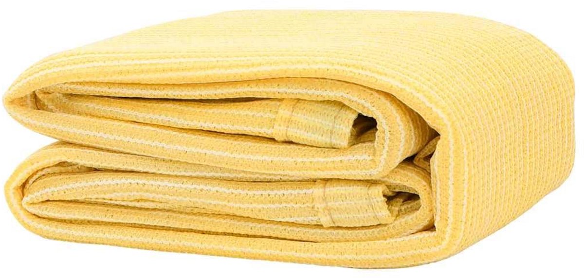 Grote Waterdoorlatende Grondzeil voor Tent, Caravan of Terras - 250x500 cm Beige