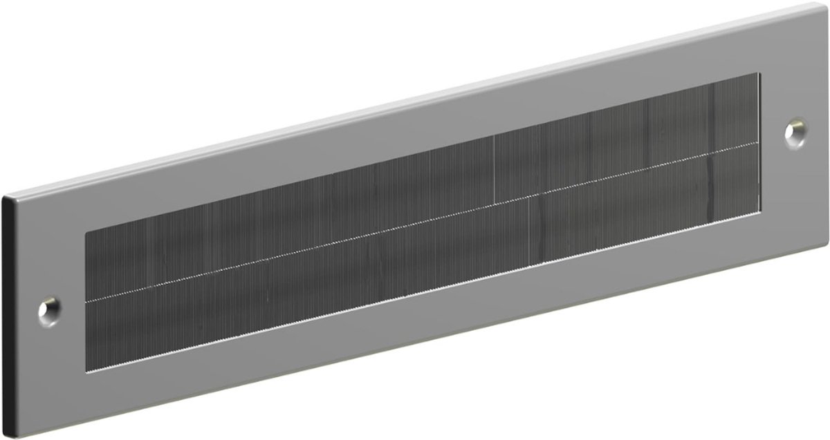 Zyrex® Brievenbus Tochtwering - Brievenbus Tochtklep - Brievenbus Tochtafsluiter - Aluminium - 36cm x 8cm x 1cm