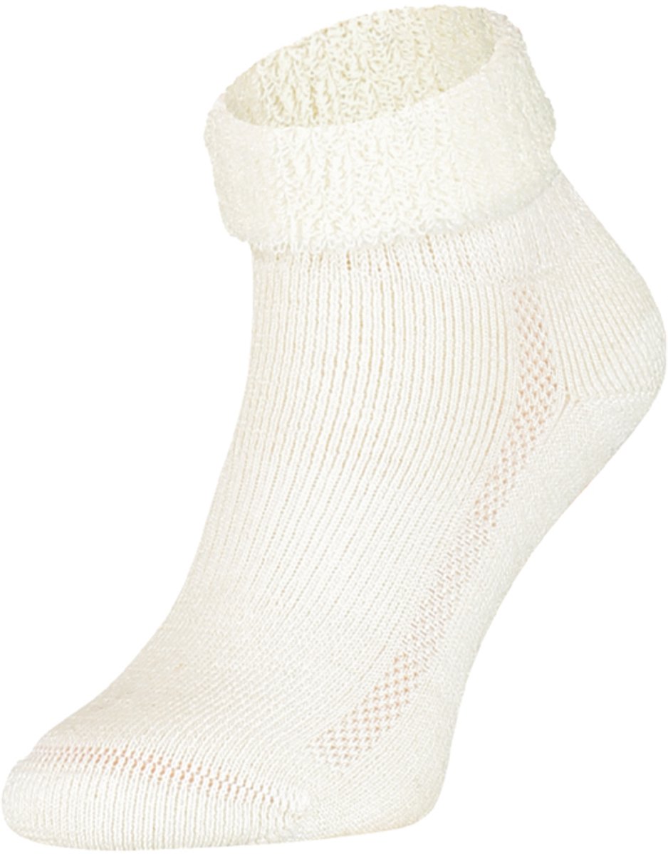 Eureka zachte merino wollen sokken S9 - unisex - ecru - maat 35-38