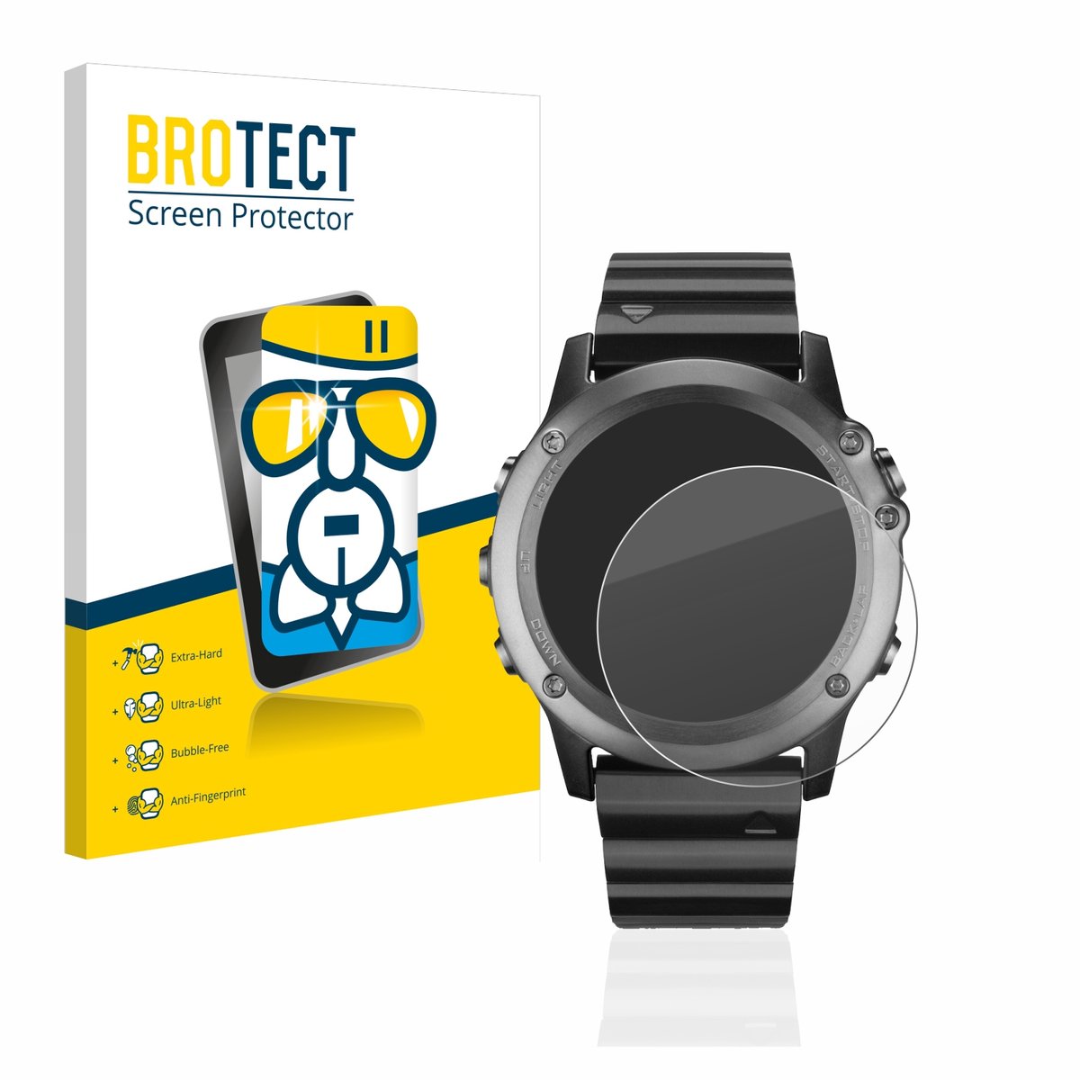 Screenprotector voor Garmin fenix 3 / 3 HR Beschermglas transparant