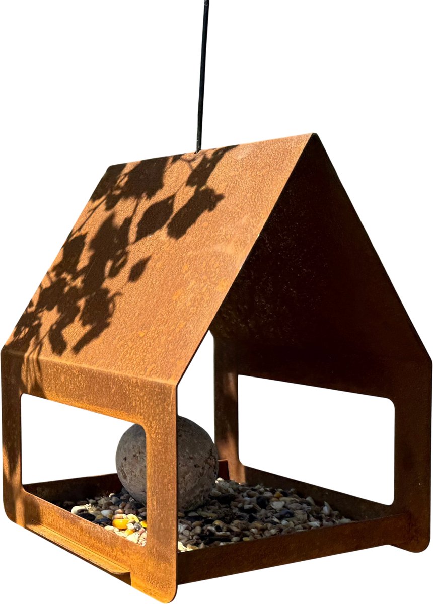 Vogelvoederhuis EON - CORTENSTAAL - Hangmodel