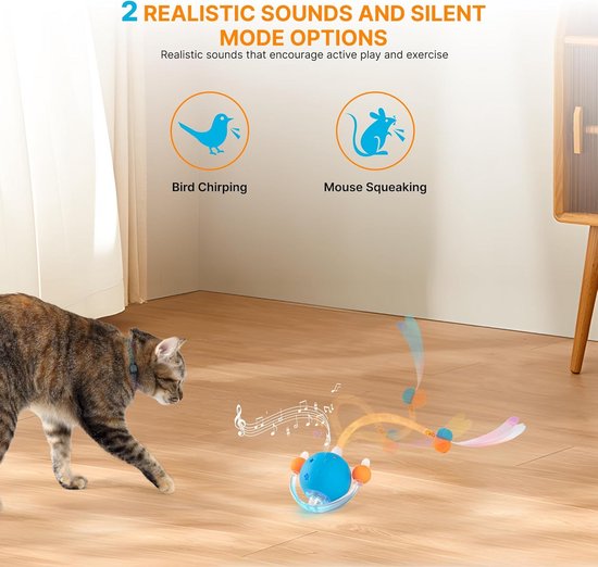 Trudi Pluchen Knuffelkat Met Licht En Geluid 35 Cm Grijs - 8006529193430