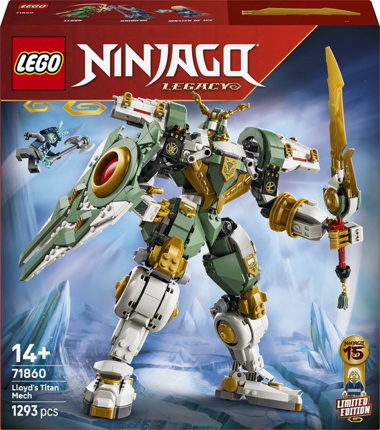 LEGO® NINJAGO® 15-Jarig Jubileum: Lloyds Reusachtige Mecha Speelgoed 71860
