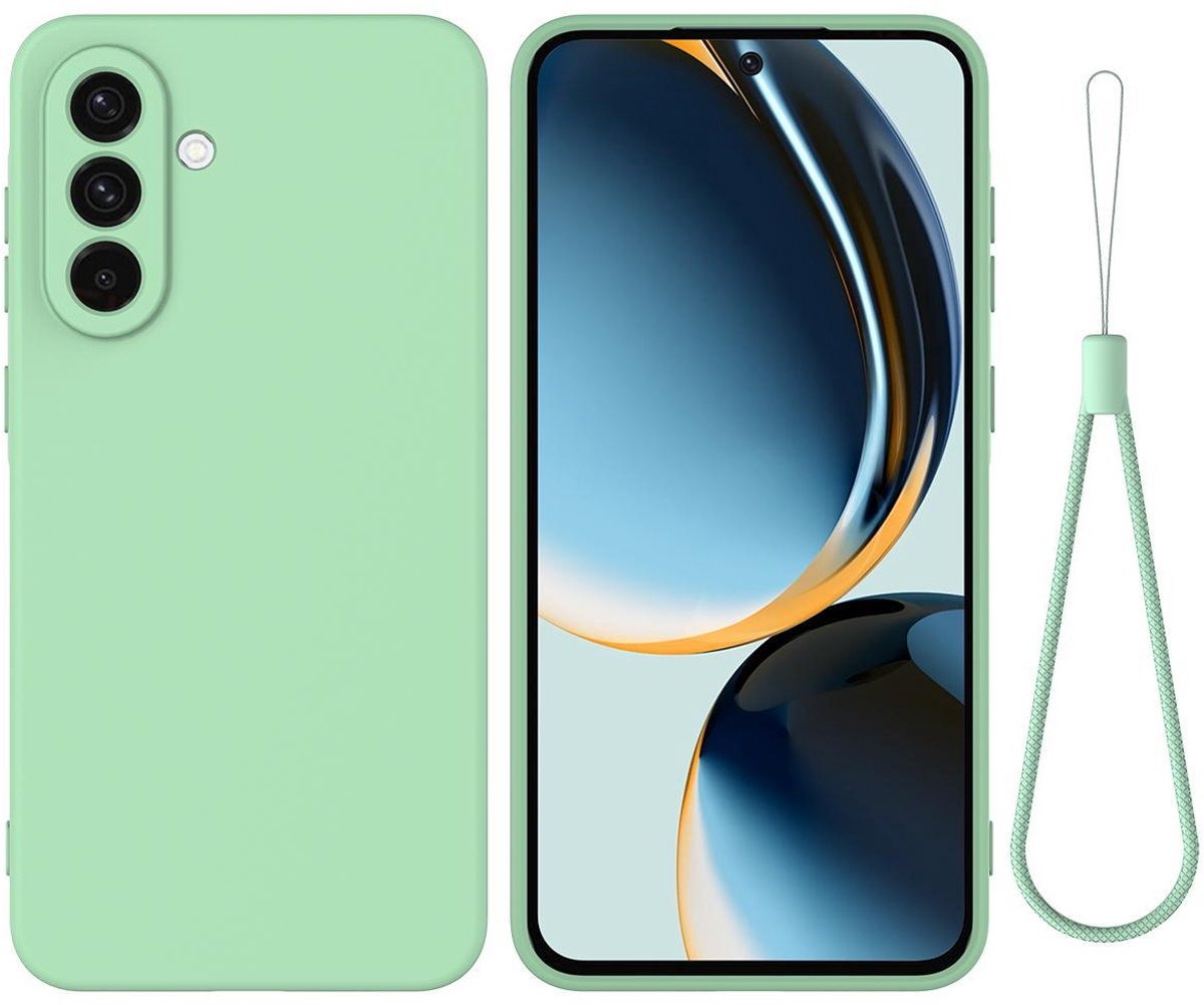 Mobigear Hoesje geschikt voor Samsung Galaxy S26 Plus Siliconen Telefoonhoesje | Mobigear Rubber Touch Backcover | Galaxy S26 Plus Case | Back Cover - Groen