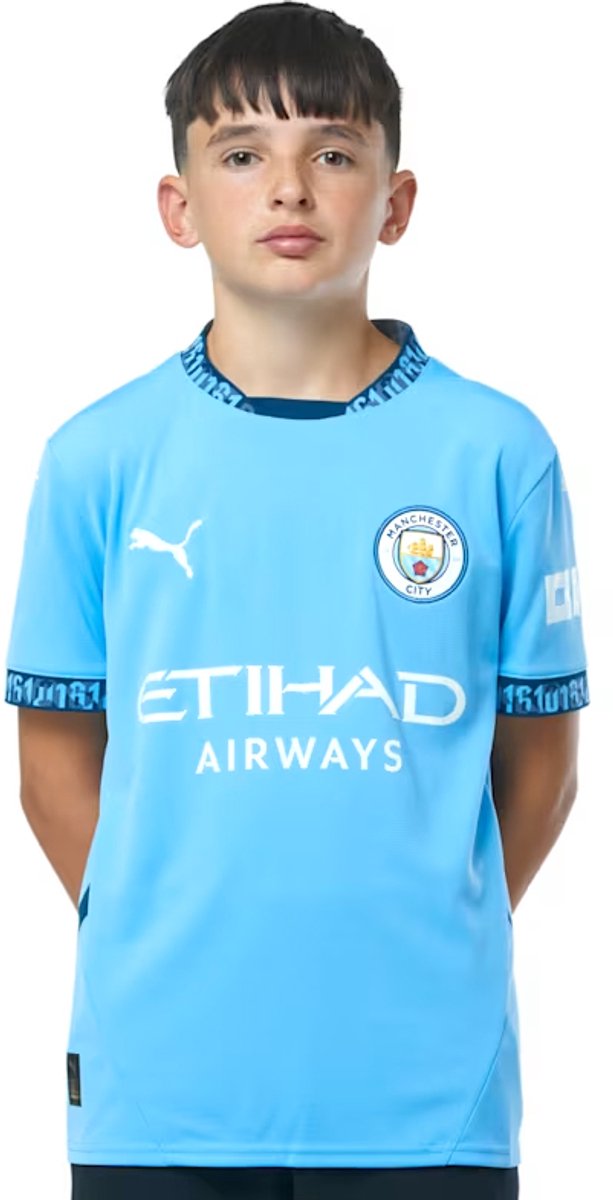 Kindershirt Puma Manchester City Jr Rp Home Lichtblauw - 176