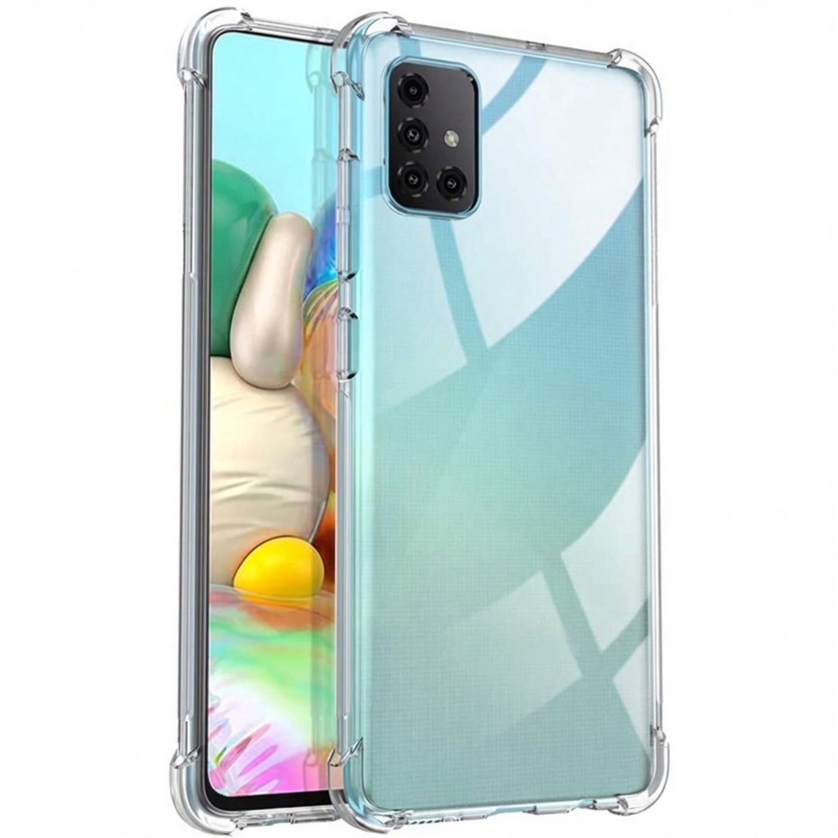 imoshion Hoesje - Geschikt voor Samsung Galaxy A71 - Shockproof Case - Transparant