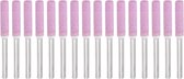 16 Stks Diamant Kettingzaag Slijper 3/16 Inch Hoge Hardheid Slijpen Steen Polijsten Kettingzaag Slijpen Kit Slijpen Bestand Tool voor Kettingzaag Steen Sieraden Hout, Roze (4mm)