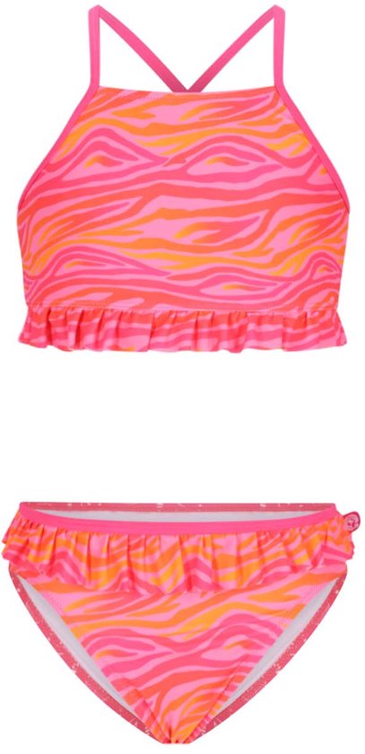 Just Beach J601-5015 Meisjes Bikini Tropical zebra Maat 158-164