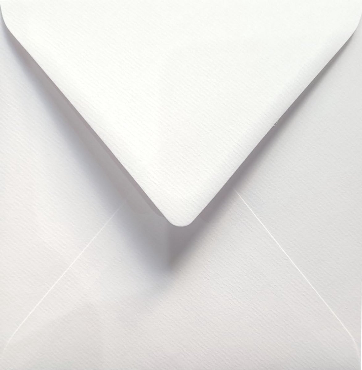 Vierkante Witte Geribbelde Enveloppen 153x153mm voor Uitnodigingen