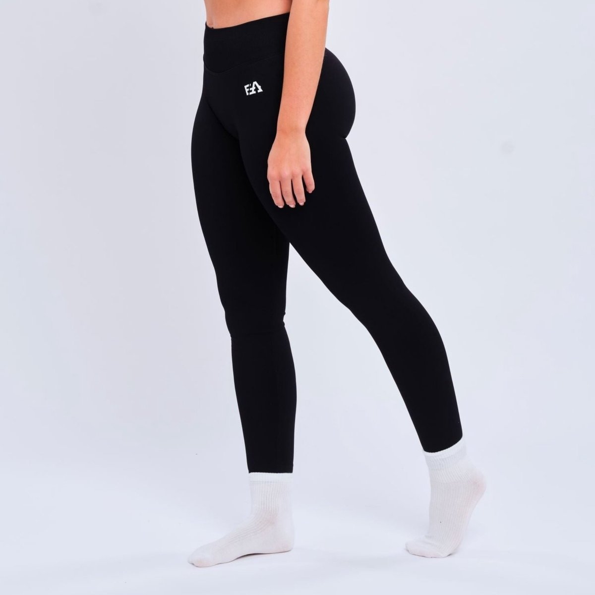 Euphoria Sportlegging Dames - Sportkleding Dames - Sportbroek Dames - Yoga Broek Dames - Zwart - Maat S