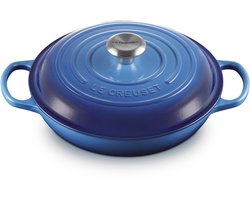 Le Creuset Gietijzeren Braadpan Campagnard Ø 26 cm Azure