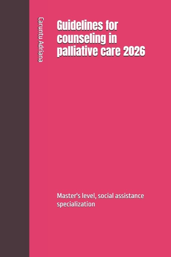 Guidelines for counseling in palliative care 2026 - cover
