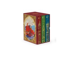 Omslag van Harry Potter (english) 1 - Harry Potter 1-3 Box Set: MinaLima Edition