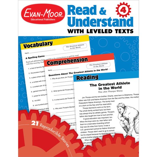 Read & Understand with Leveled Texts, Grade 4 - cover