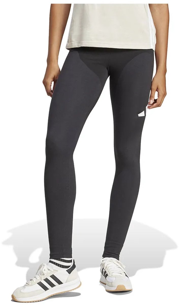 Adidas Essentials Big Logo Cotton Leggings XL Regular Vrouw Zwart