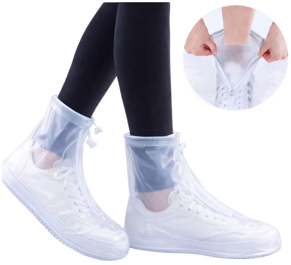 Overschoenen Waterdicht Schoenovertrek Schoenbeschermer Schoenhoesjes - Geen Vieze Schoenen Meer - Perfect voor Festival of Carnaval - Maat 38-40 - 1 paar