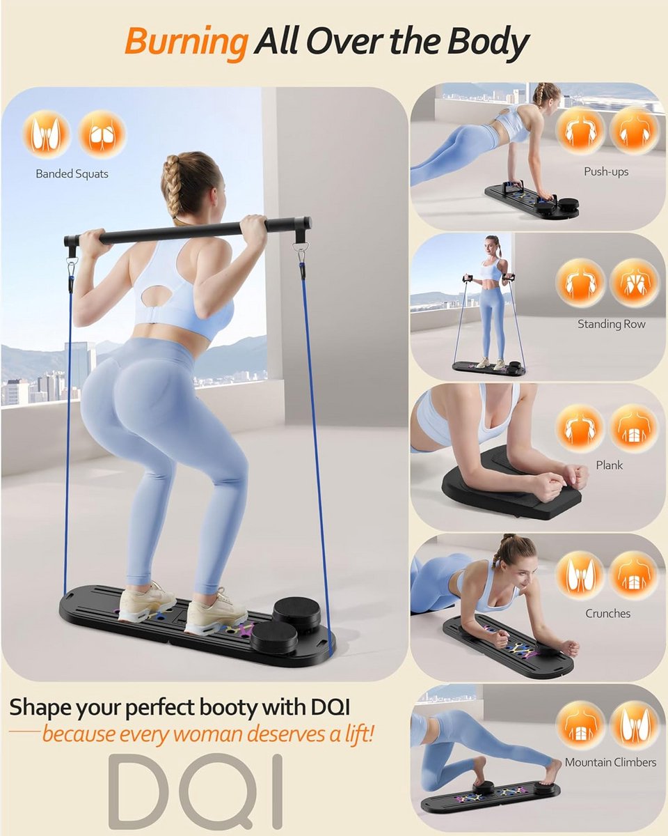 Multifunctioneel Pilates Trainingsbord voor Full-Body - afbeelding 3