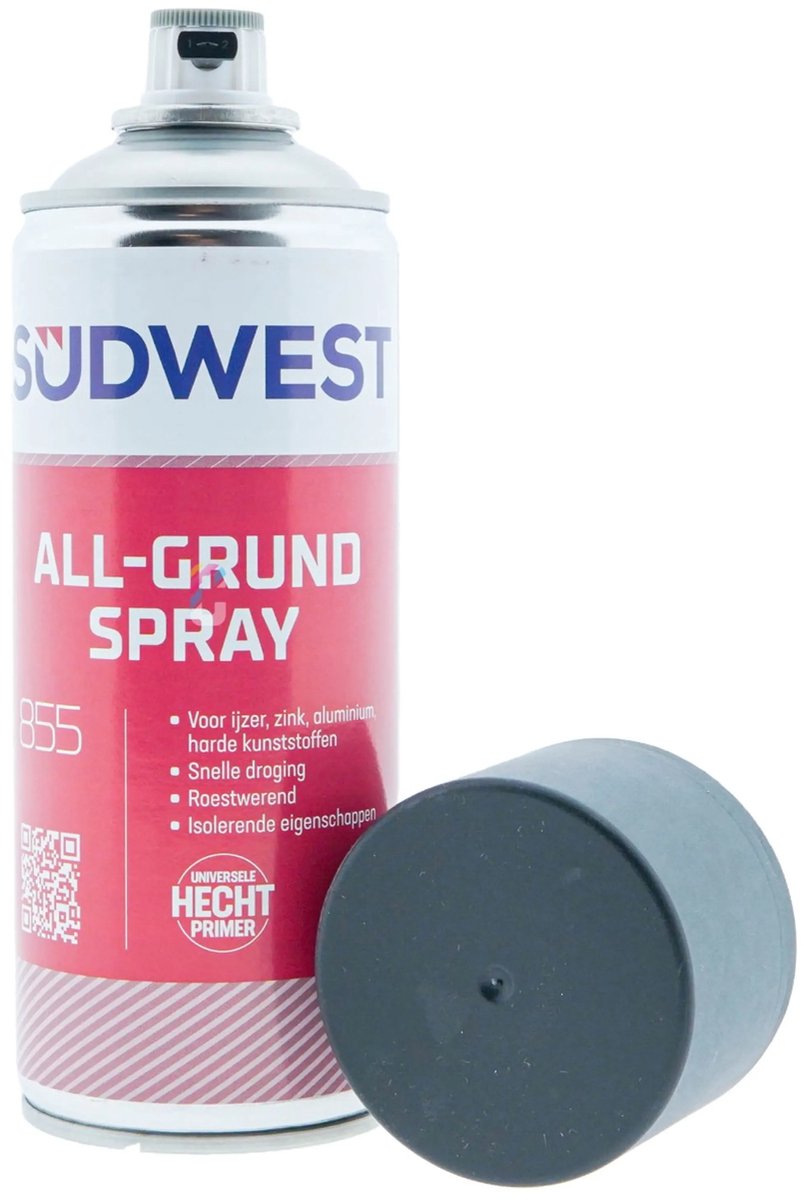 Südwest All Grund Primer ZWART spuitbus 400ml