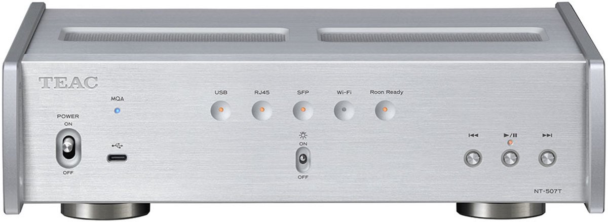 TEAC NT-507T Netwerk audio transport, Zilver