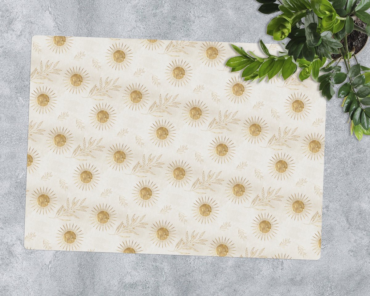Coloray Vloerbeschermer - Bladeren van de Gouden Zon Vloerbeschermer Bureaustoel - 100x70 cm - Veelkleurig Bureaustoelmat - Vloerbeschermer Vinyl - Mótif Bureaustoelmat - Rechthoekige Mat - Natuur Thema