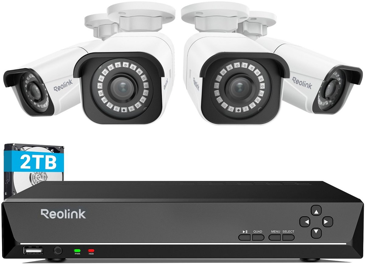 Reolink RLK8-800B4 4K Beveiligingscamera Systeem met Voertuigdetectie - CET PRODUCT SERVICE SP. Z O.O. - €571,99