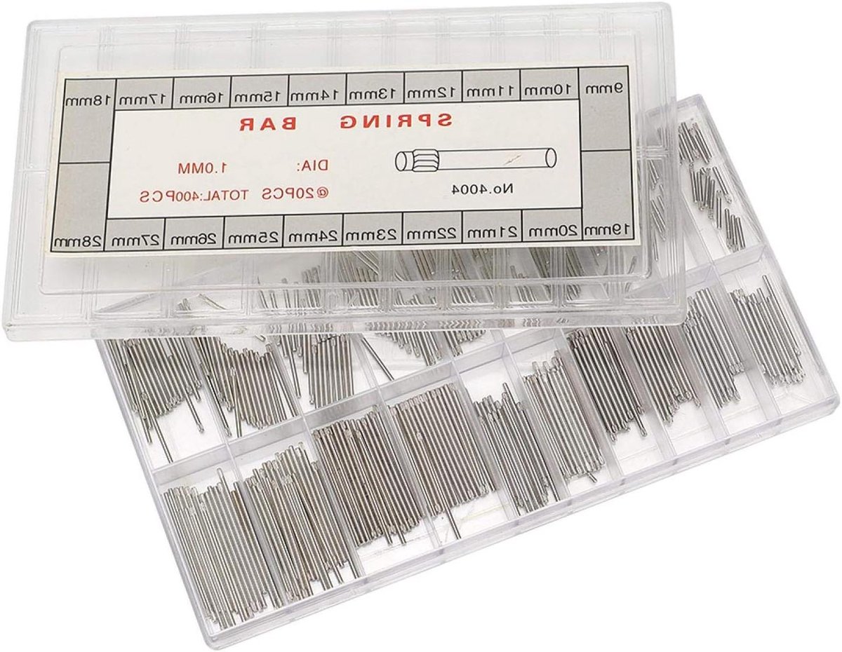 Horlogebandjes met Lente Bars, Kijkonderdeel voor Horlogemakers, Horlogeherstellers - Handige Container