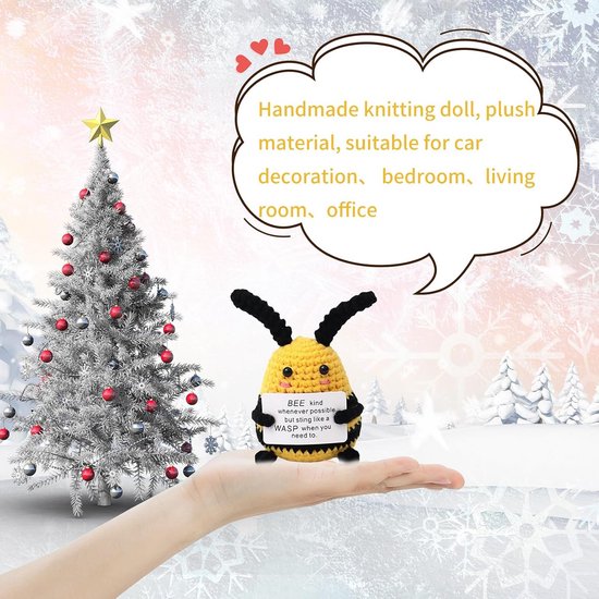Leuke aardappel grappige pop, LIEFDE Gift, gehaakt cadeau, positieve Leuke aardappel grappige pop, LIEFDE Gift, gehaakt cadeau, positieve