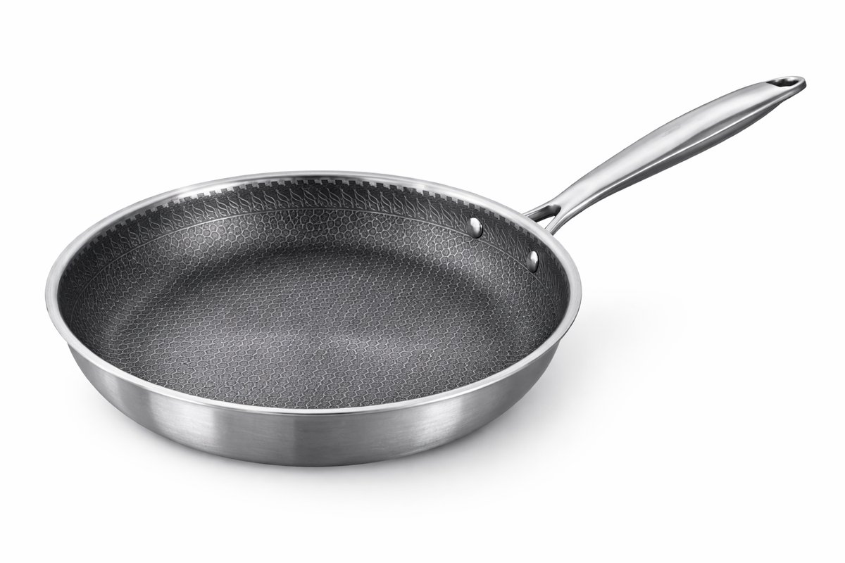 HomeEssence Koekenpan - Inductie - 28 cm - RVS - PFAS Vrij