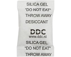DDC Silica Gel 100 gram Non-Food droogzakje | 5 zakjes | Voor in alle verpakkingen en elektronica, componenten en goederen