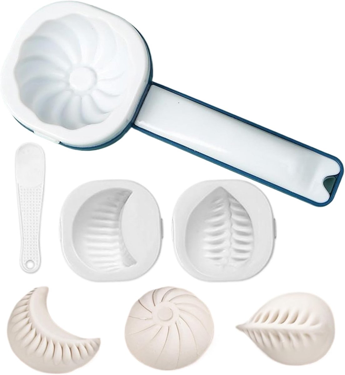 Dumpling Maker Set - Deeg Pers Tool - Zelf Dumplings Maken - Drie Vorm Modules - 21.5x9x4 cm