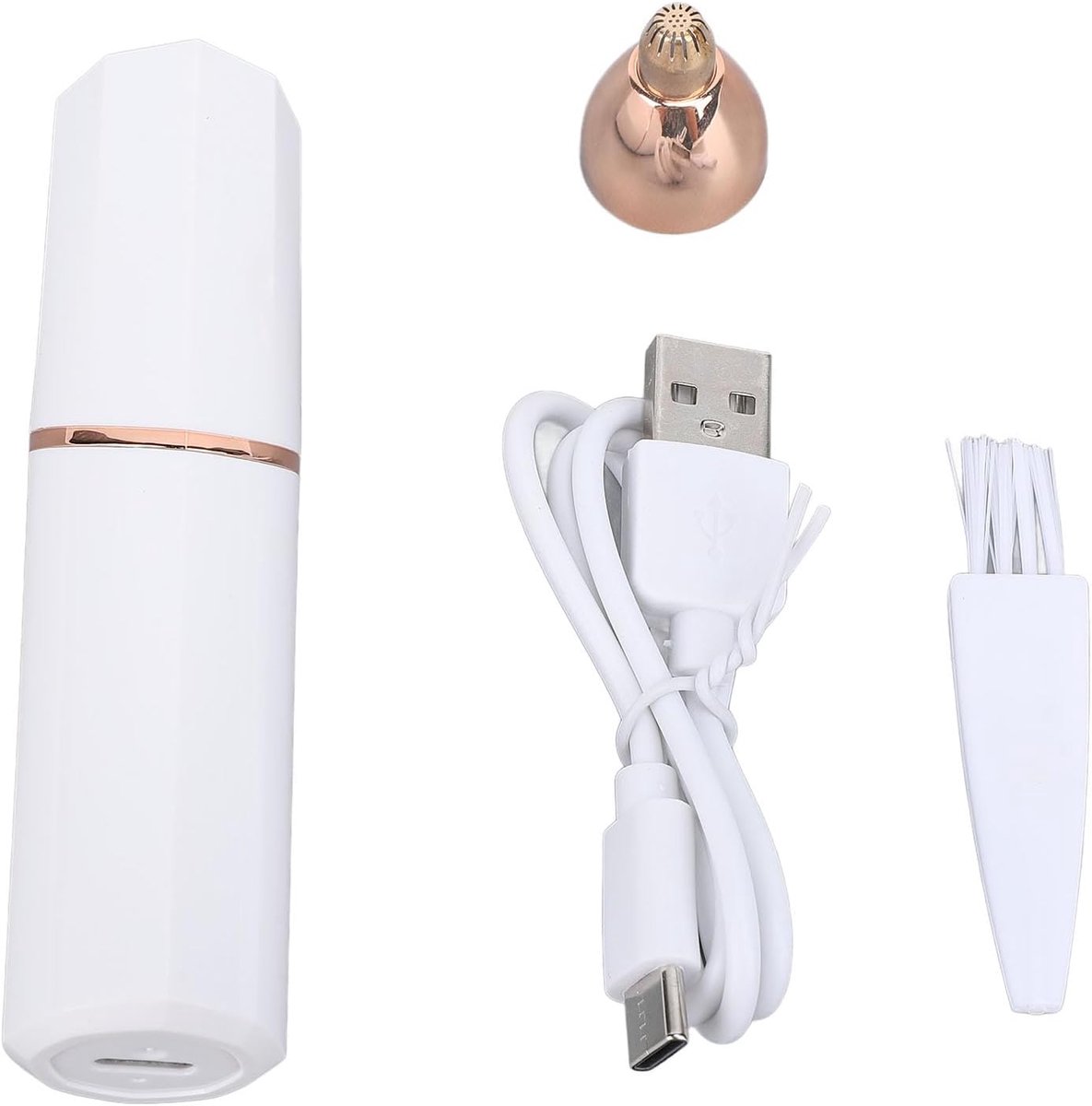 Gezichtshaar Remover - Elektrische Epilator - Gladde Huid - Geïntegreerd LED-licht - Compact Ontwerp