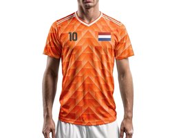 EK 88 Retro - Voetbalshirt Gullit - Nederlands Elftal - Oranje shirt - Koningsdag - Heren en Dames XL