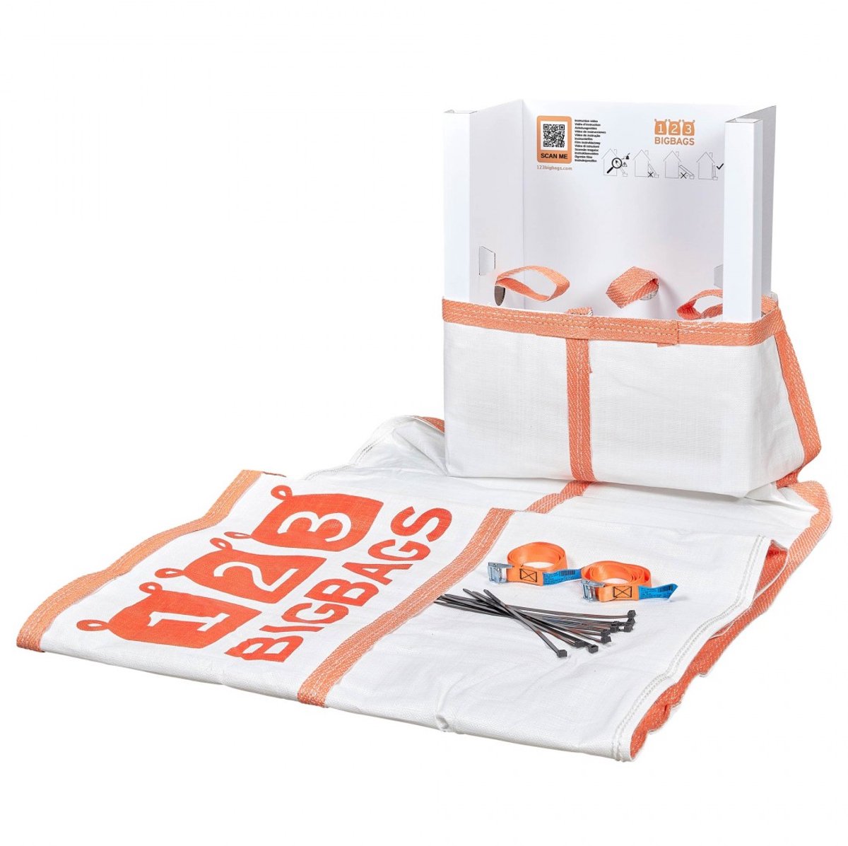 Easy Chute | Met 5 flexibele stortkokers | Starterkit | 15 Meter