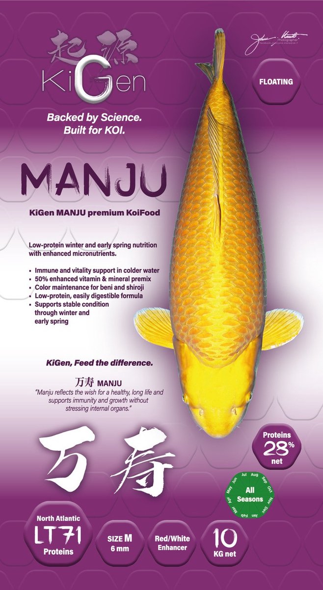 KiGen Koivoer MANJU premium 6mm 5 Kg