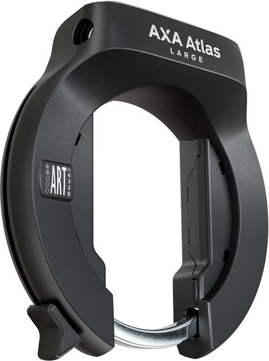 AXA Atlas Large + ULC 130/5,5 Plug‑in Ketting + Tas - Fietsslot Bundel - ART 2 Frameslot - 130 cm Insteekketting - Zwart van AXA — afbeelding 2