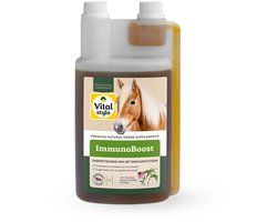 VITALstyle Immunoboost - Paarden Supplement - Dé Positieve Invloed Op Het Immuunsysteem - Met Vitamine B, C & E - 1 L