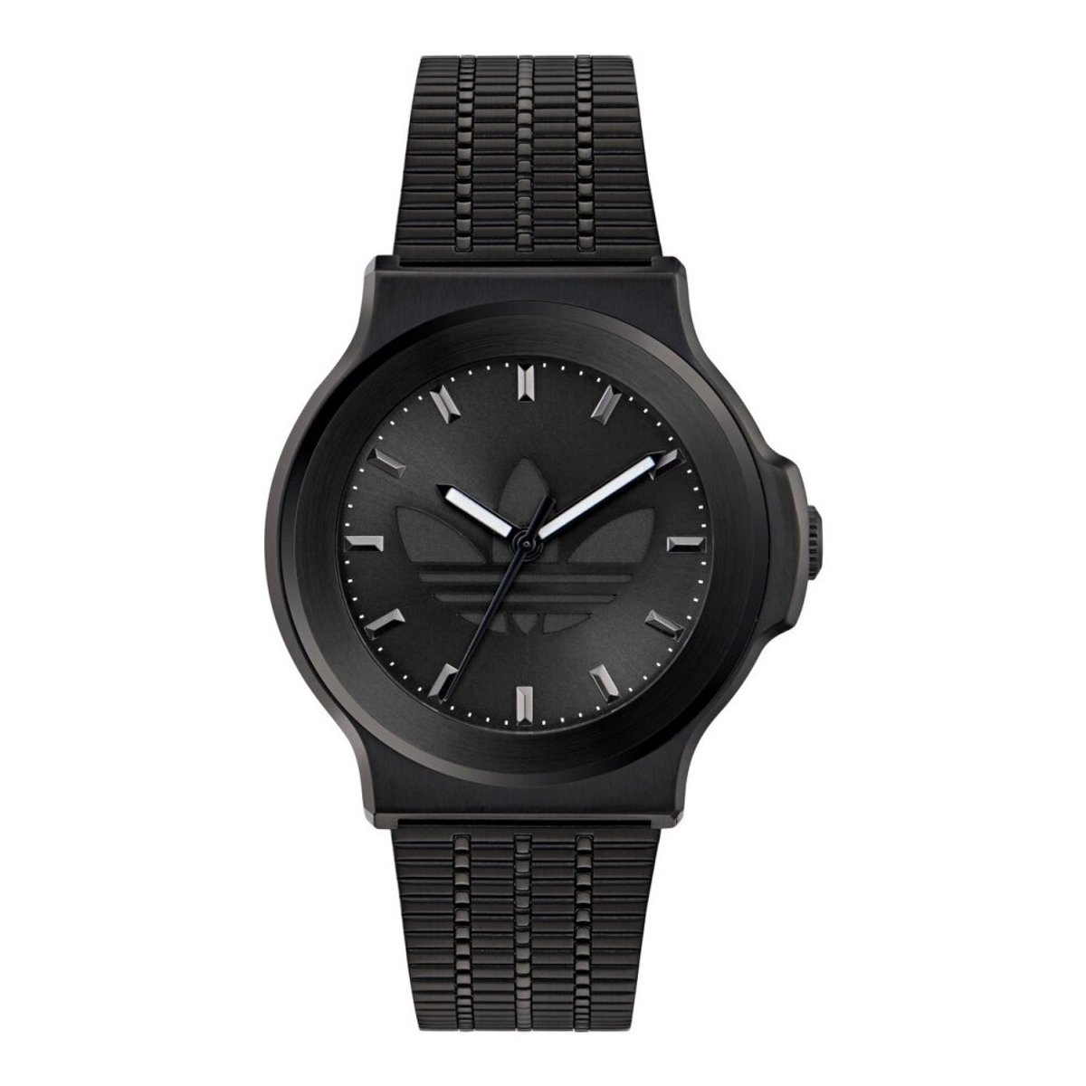 Adidas Originals Expression Three AOFH25504 Horloge - Staal - Zwart - Ø 41 mm