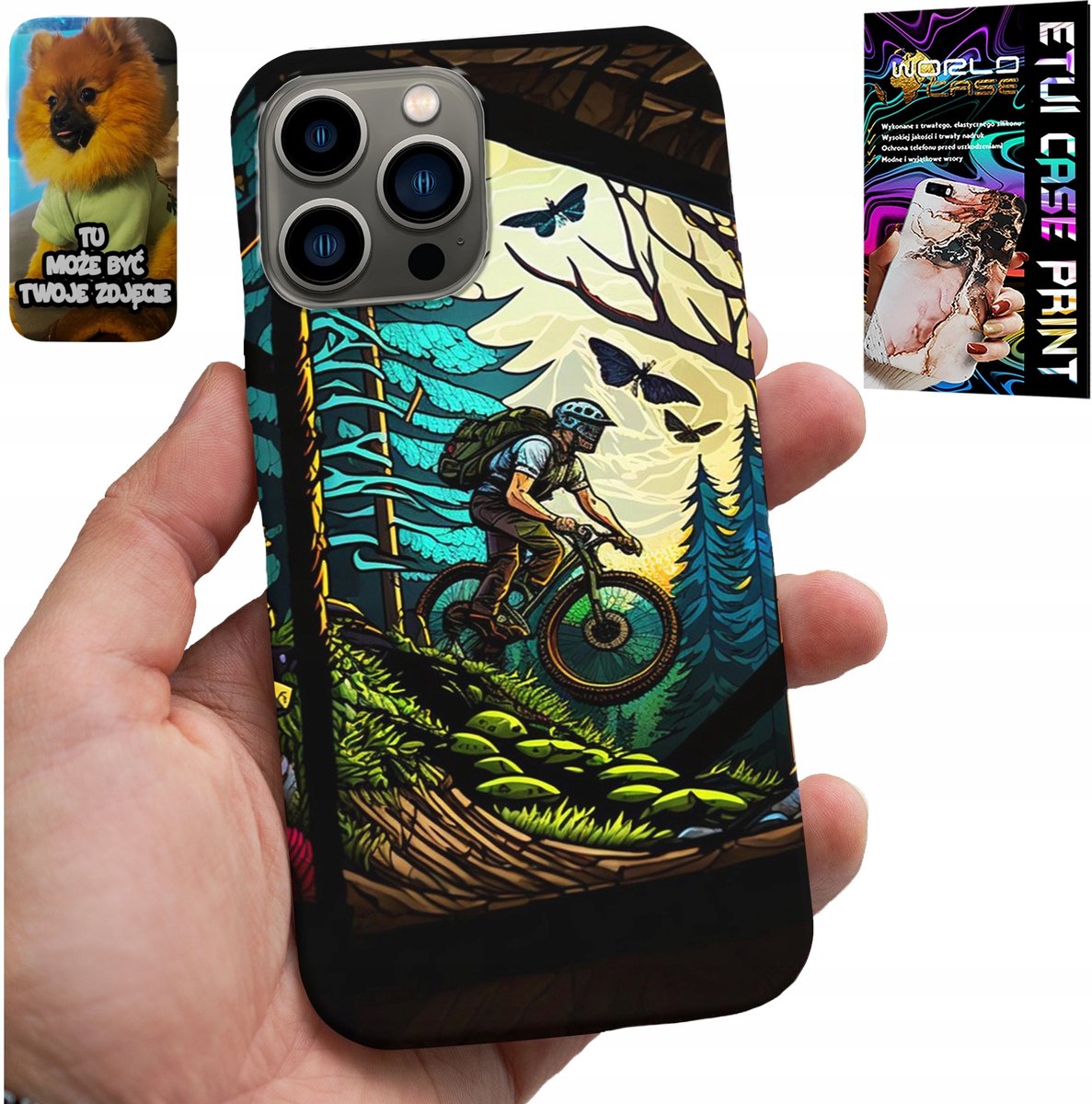 iPhone 13 Pro hoesje - Fietsen voor extreme trips in het bos