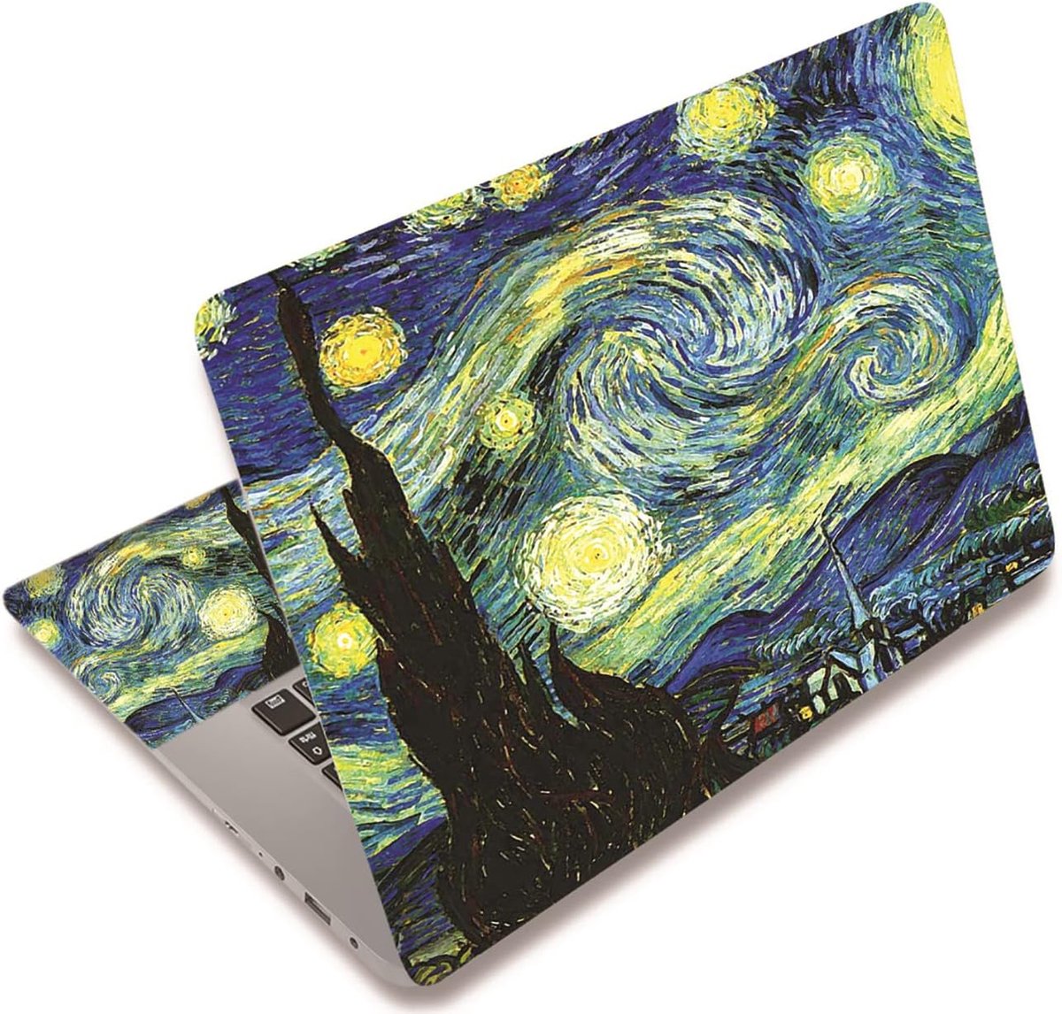 Laptop Folie Cover - Notebook Sticker - Decoratieve Bescherming - Krasbestendig Waterdicht - 13-15.6 Inch - Sterrennacht Design
