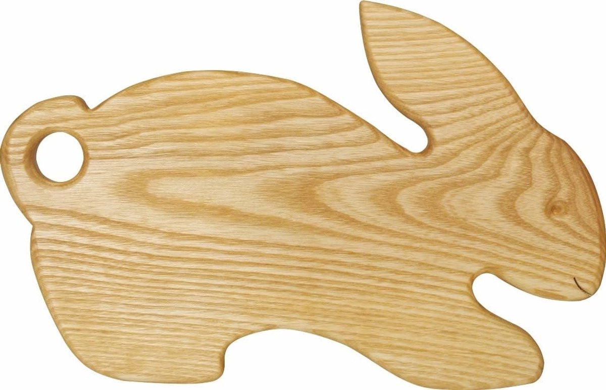 Ontbijtplankje Hout - Broodplankje Dieren - Ontbijt Serveren - Met Eierdop - Bruin