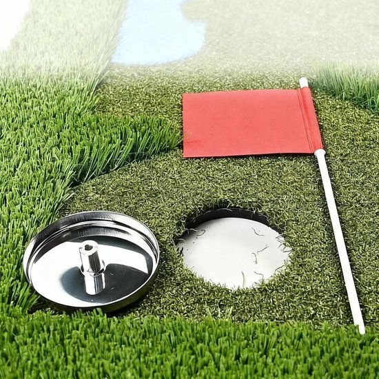 Golf Oefen Set - Putting Cups - Golf Vaardigheden Verbeteren - Weerbestendige Trainingsset - 10x1.3cm Cup - Veelkleurig van Merkloos — afbeelding 2