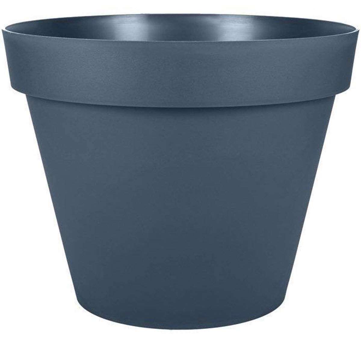 Ronde bloempot - EDA - Toscane - Ø 60 cm - 76 L - Binnen/buiten - Ø 59 x H.47 cm - Denimblauw