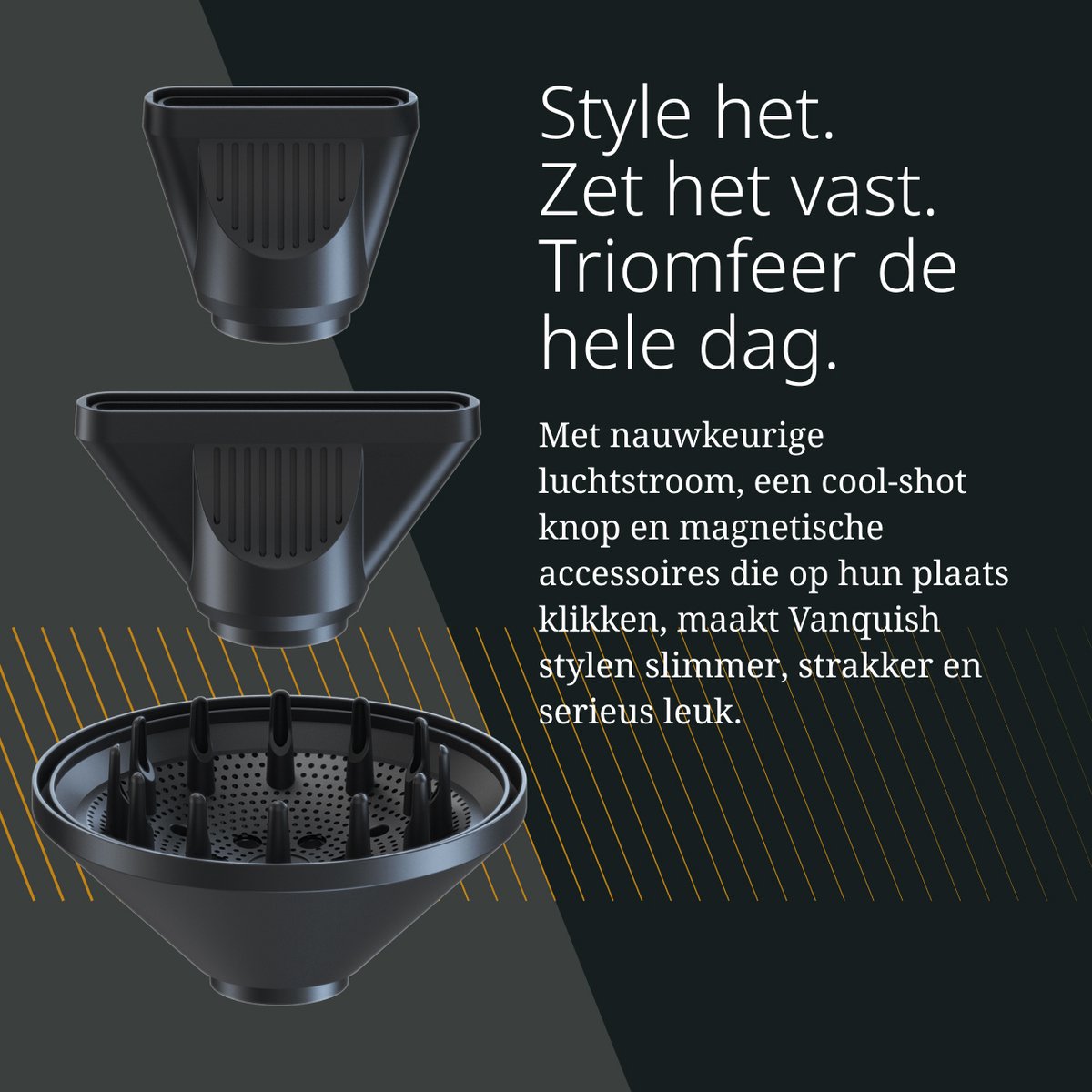 Wahl Vanquish - Professionele 1600W föhn met magnetische opzetstukken thumbnail 5