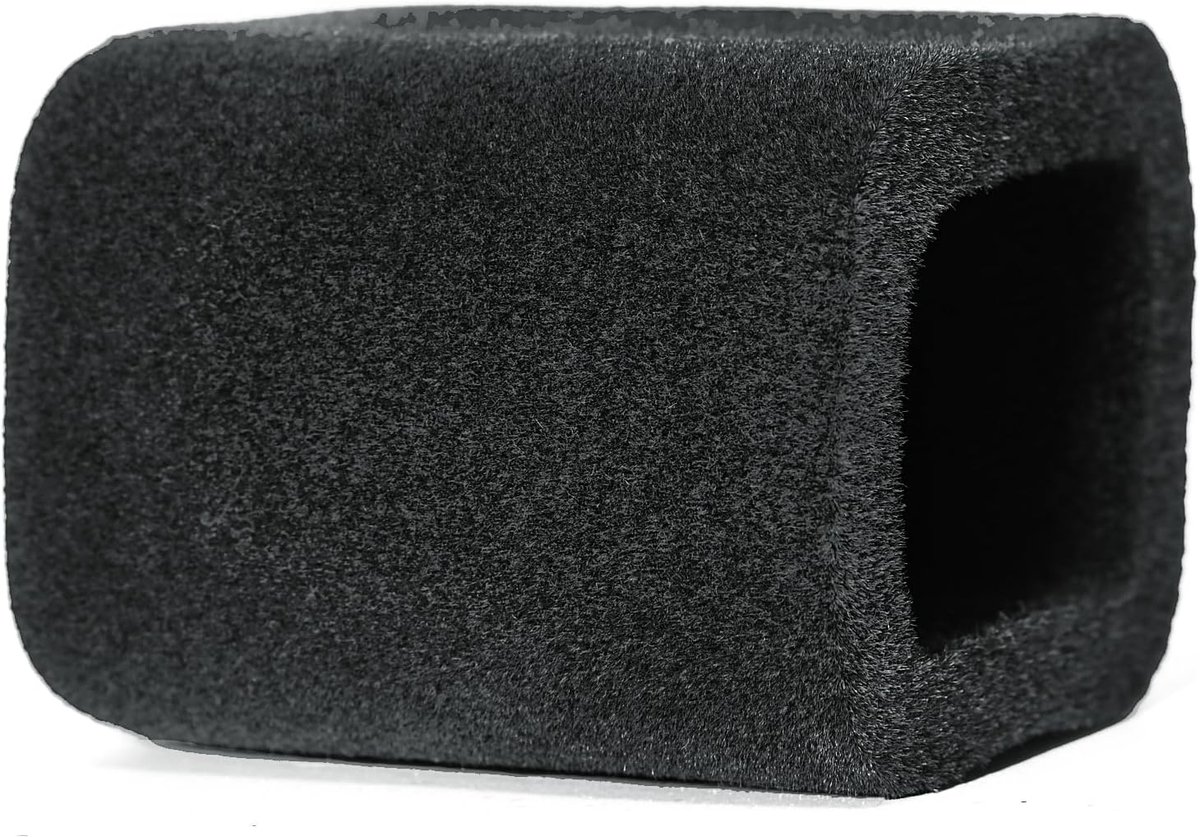 Microfoon Beschermhoes - Stofkap Microfoon - Opname Bescherming - Specifieke Pasvorm - Zwart