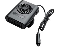 Draagbare Autoverwarmer - Ruit Ontdooier - Winterse Omstandigheden - 12V Aansluiting - 13.5x10.5x7.6cm - Zwart